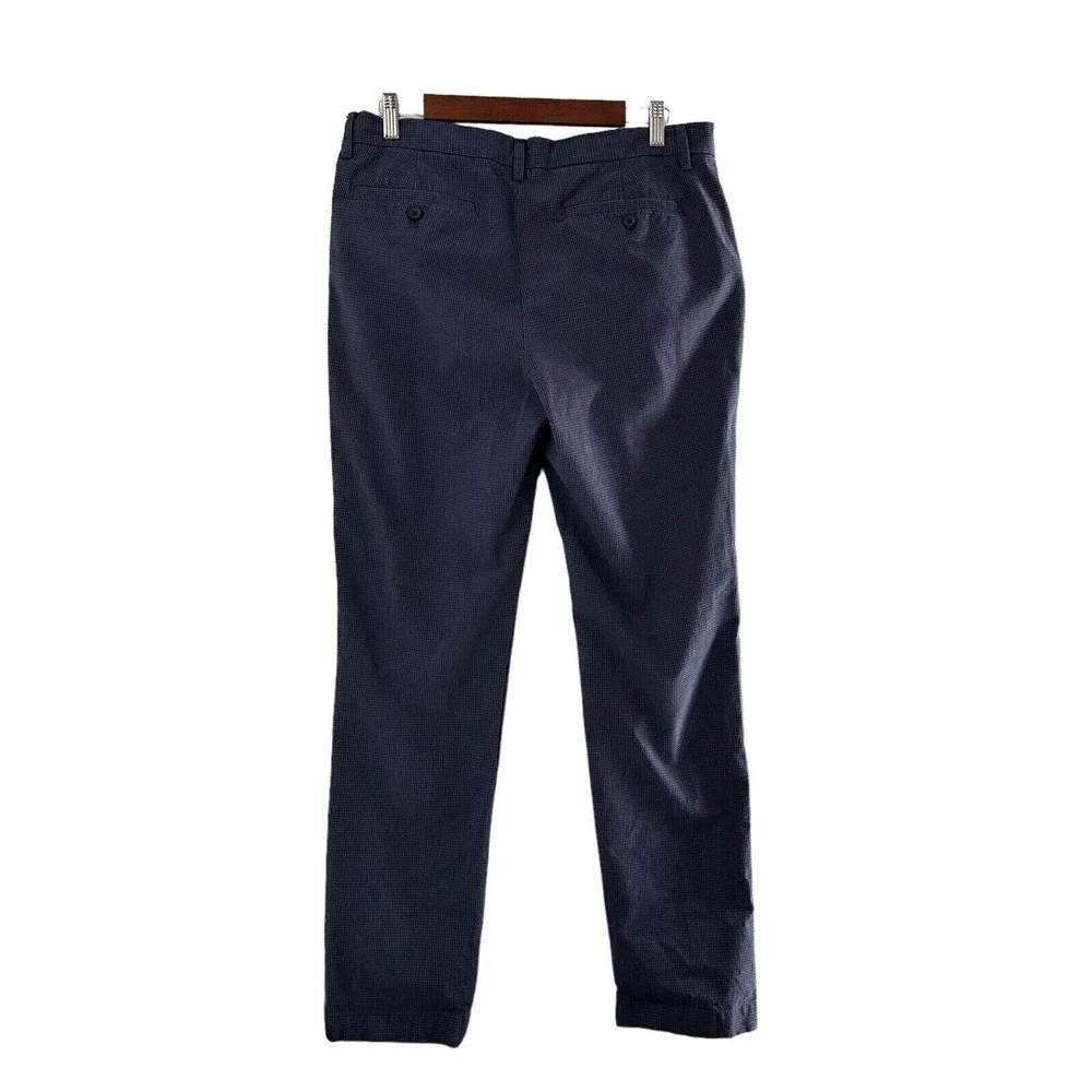 Banana Republic Mens Pants Aiden Fit Chino 34x31 Navy Blue Cotton Preppy‎ Casual